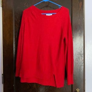 Red sweater